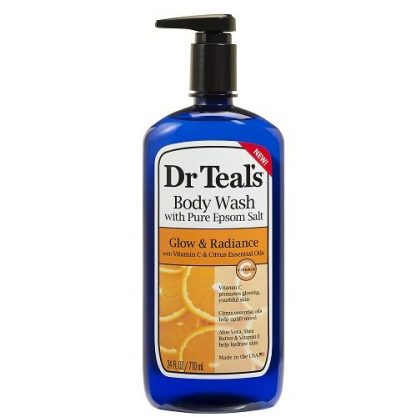 Dr Teal's Vitamin C Glow & Radiance Body Wash with Pure Epsom Salt and Vitamin C