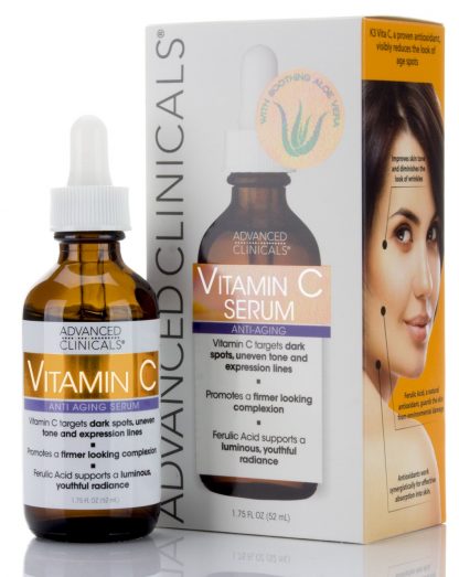 Vitamin C Anti-Aging is a potent serum that targets skin tones Potent ingredients work synergistically for effective absorption into skin.