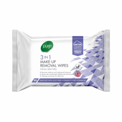 Pure 3 In 1 Wipes