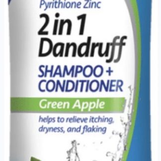 13.5oz 2-in-1 Dandruff Shampoo & Conditioner - Green Apple